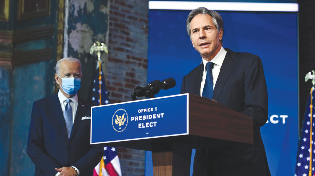 ביידן מציג את שר החוץ החדש אנתוני בלינקן (צילום: Getty images,chandan khannaafp)