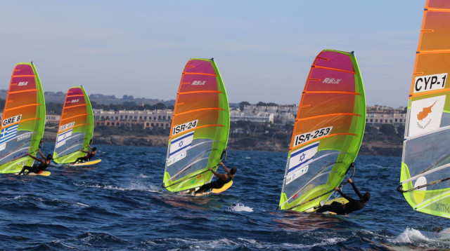 השייטים הישראלים במיורקה (צילום: באדיבות איגוד השייט)