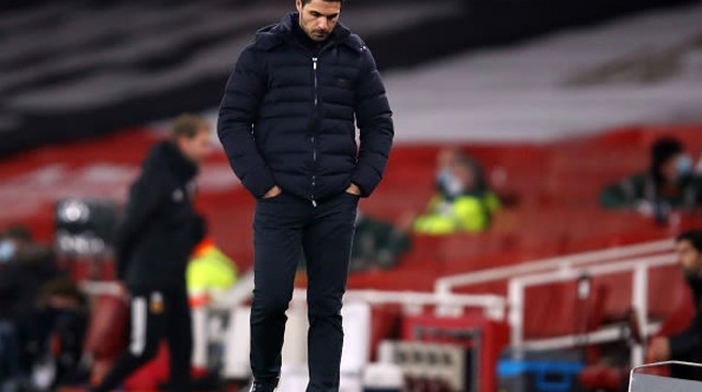 מיקל ארטטה (צילום: JULIAN FINNEY/POOL/AFP via Getty Image)