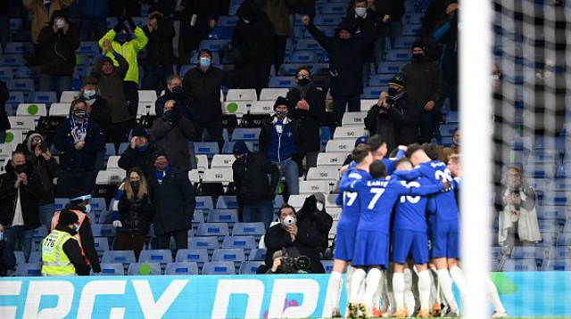 שחקני צ’לסי חוגגים (צילום: Darren Walsh/Chelsea FC via Getty Images)
