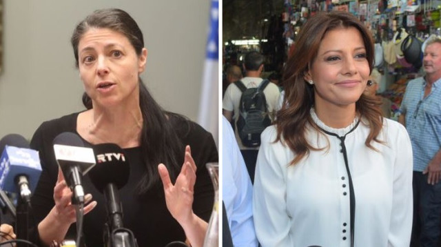 אורלי לוי אבקסיס, מירב מיכאלי (צילום: מרק ישראל סלם,אבשלום ששוני)