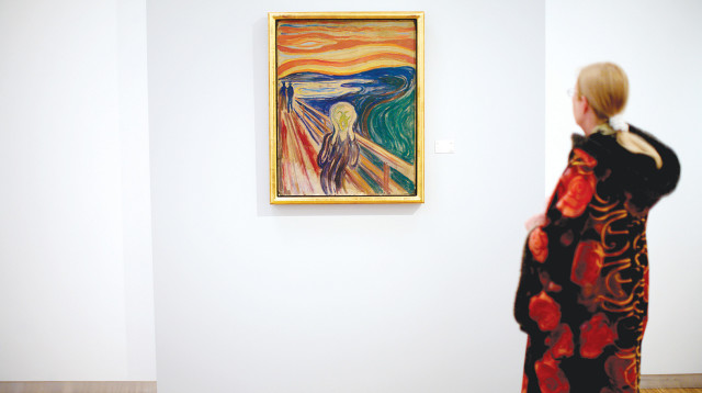 תמונת "הצעקה" של אדווארד מונק (צילום: רויטרס)