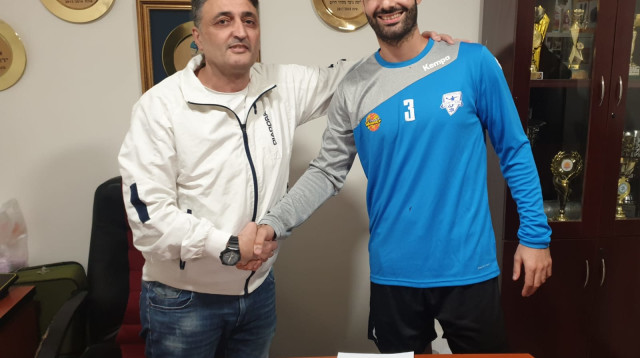 יותם טל, אלי סגרון (צילום: מכבי דימונה)