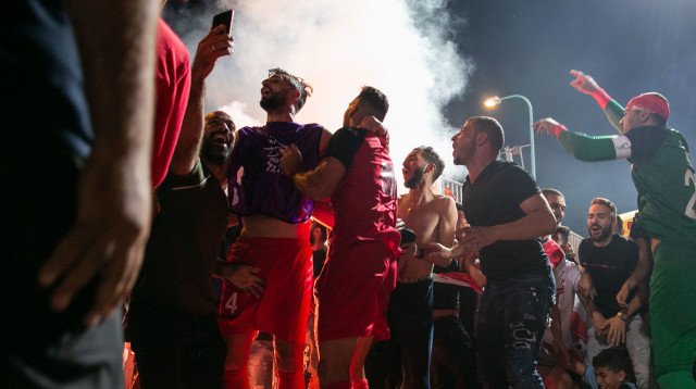 אוהדי בני סכנין (צילום: מאור אלקסלסי)