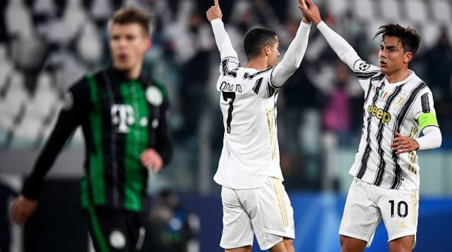 פאולו דיבאלה וכריסטיאנו רונאלדו (צילום: Nicolò Campo/LightRocket via Getty Images)