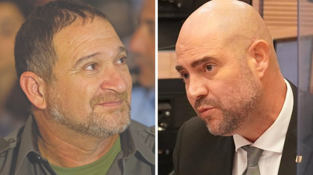 אמיר אוחנה וניצב קובי שבתאי (צילום: יונתן זינדל, פלאש 90,דוברות הכנסת, יהונתן סמייה)