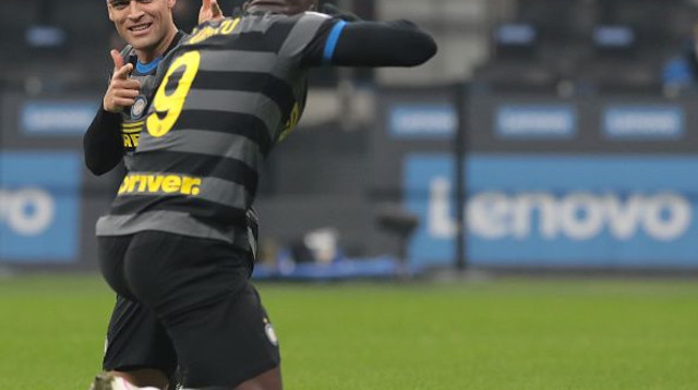 רומלו לוקאקו, לאוטרו מרטינס (צילום: Emilio Andreoli - Inter/Inter via Getty Images)