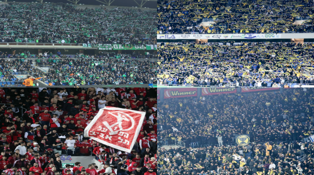 אוהדי קבוצות ליגת העל (צילום: ספורט1)