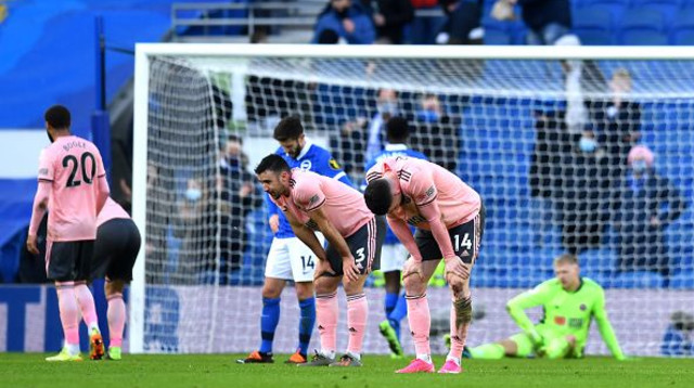 שחקני שפילד יונייטד מאוכזבים (צילום: Glyn Kirk - Pool/Getty Images)