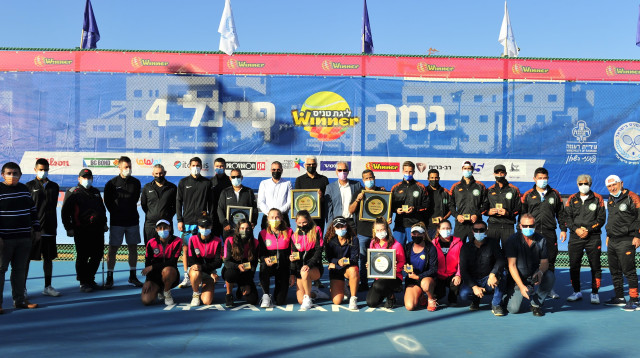כל הזוכים – גמר הפיינל פור בטניס (צילום: אלכס גולדנשטיין, איגוד הטניס)