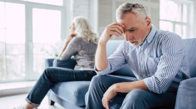 זוג בהליכי גירושין (צילום: Shutterstock)