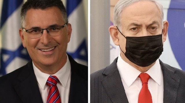 גדעון סער, בנימין נתניהו (צילום: מרק ישראל סלם,יח"צ)