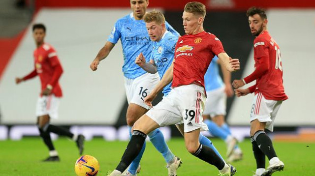 סקוט מקטומיניי, קווין דה בריינה (צילום: Matt McNulty - Manchester City/Manchester City FC )