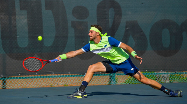 עידן לשם (צילום: אלכס גולדנשטיין, איגוד הטניס)