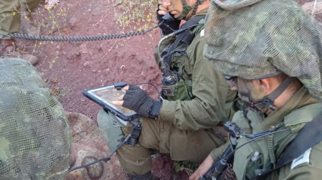 מערכת waze of war (צילום: דובר צה"ל)