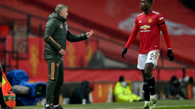 אולה גונאר סולשיאר, פול פוגבה (צילום: Shaun Botterill/Getty Images)