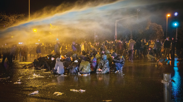 היחסים המעורערים עם כוחות הביטחון בארץ (צילום: אוליבייר פיטוסי, פלאש 90)
