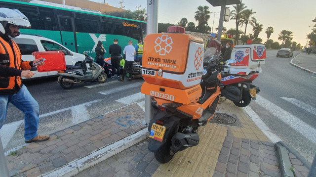 אופנוע איחוד הצלה (המצולם אינו קשור לכתבה) (צילום: דוברות איחוד הצלה)