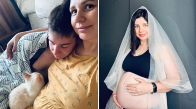 מרינה נכנסה להיריון מבנה החורג (צילום: רשתות חברתיות)