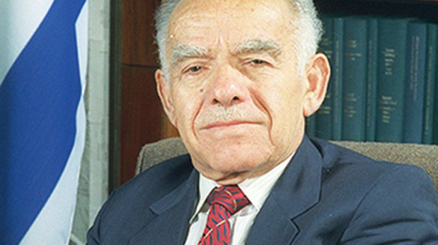 יצחק שמיר (צילום: יעקב סער, לע"מ)