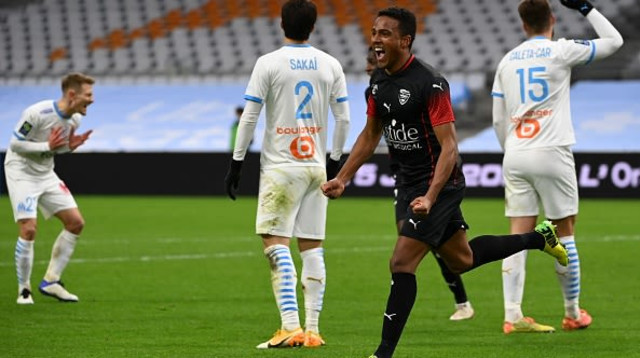 ניקלס אליאסון חוגג, אכזבה במארסיי (צילום: CHRISTOPHE SIMON/AFP via Getty Images)