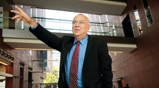 חבר בקבינט המומחים המייעץ לפרויקטור הקורונה פרופ’ נחמן אש (צילום: רענן כהן)