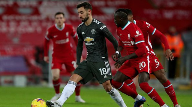 ברונו פרננדס, סאדיו מאנה (צילום: Paul Greenwood - CameraSport via Getty Images)