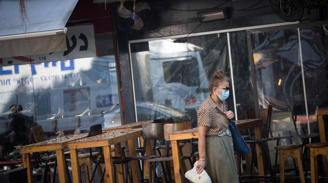 עסקים סגורים בתל אביב (צילום: מרים אלסטר, פלאש 90)