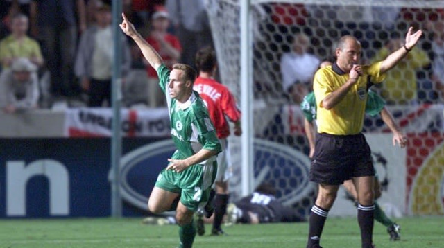 ריימונדס ז’וטאוטאס אחרי השער נגד יונייטד (צילום: David Davies - PA Images / Contributor)