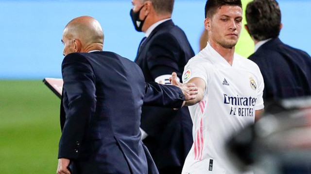 לוקה יוביץ’, זינדין זידאן (צילום: David S. Bustamante/Soccrates/Getty Images)