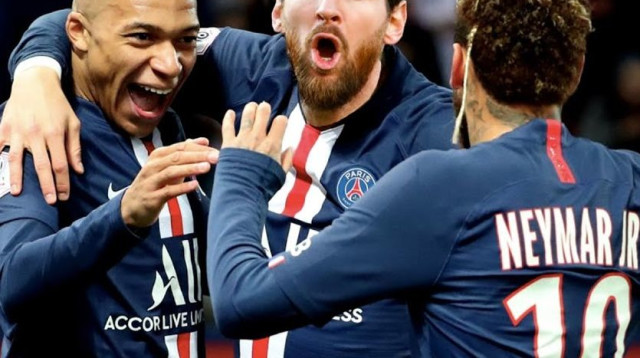 מסי , ניימאר, אמבפה (צילום: ESPN/YOUTUBE)