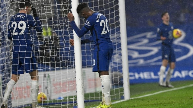 קאי האברץ, קאלום הדסון-אודוי (צילום: NEIL HALL/POOL/AFP via Getty Images)