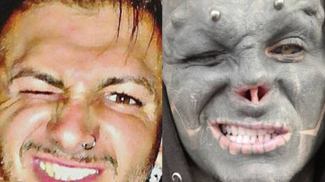 אנטוני לופרדו - "החייזר השחור" (צילום: רשתות חברתיות)