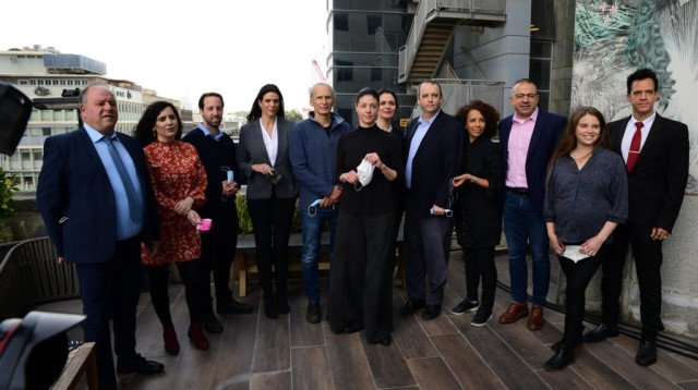 רשימת מפלגת העבודה לבחירות לכנסת ה-24 (צילום: אבשלום ששוני)