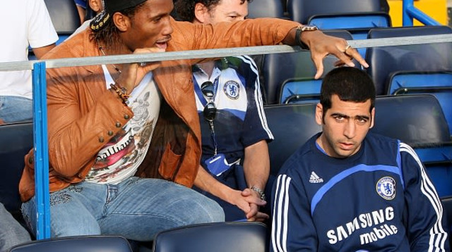 טל בן חיים, דידייה דרוגבה (צילום: (Photo by Darren Walsh/Chelsea FC Via Getty Images)