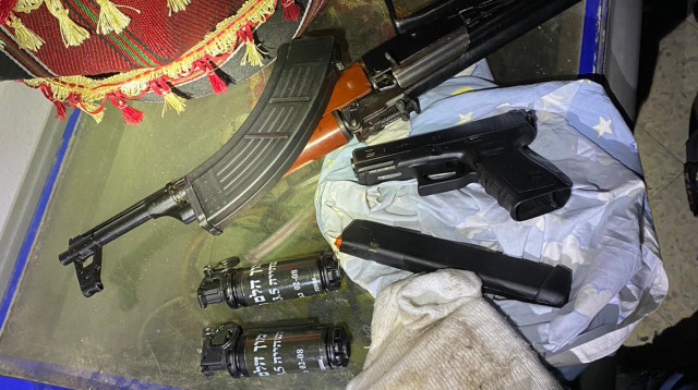 כלי הנשק (צילום: דוברות המשטרה)