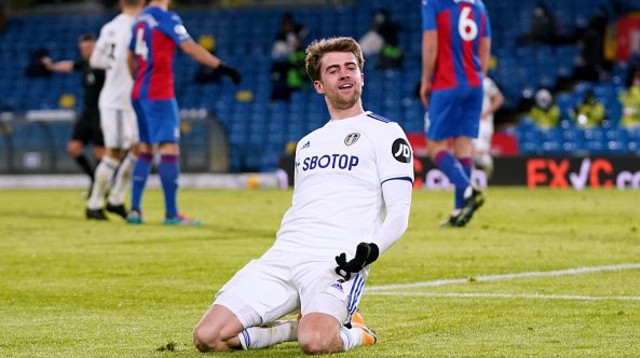 פטריק במפורד חוגג (צילום: Jon Super/PA Images via Getty Images)