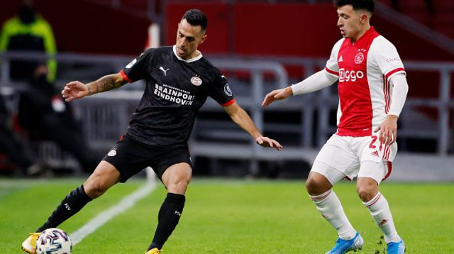 ערן זהבי, ליסאנדרו לופרס (צילום: Soccrates/Getty Images)