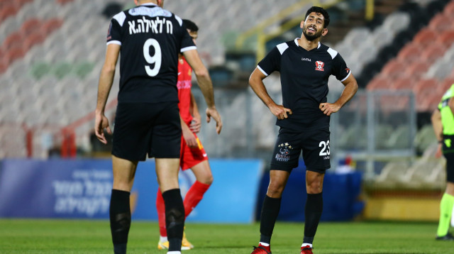 עטאא ג’אבר, אוסאמה חלאילה (צילום: לירון מולדובן)