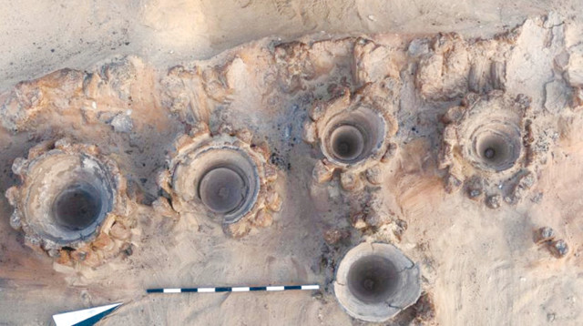 שרידי מבשלת הבירה במצרים  (צילום: רויטרס)