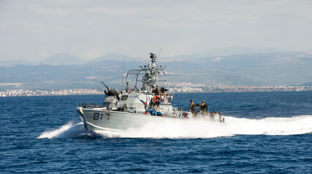 כלי שיט של חיל הים משתתף בתרגיל (צילום: דובר צה"ל)