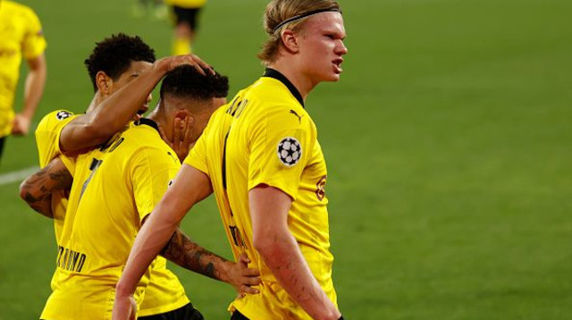 ארלינג הולאנד חוגג בסביליה (צילום: Daniel Gonzalez Acuna/picture alliance via Getty I)