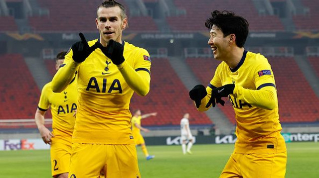 יונג מין סון, גארת’ בייל (צילום: Tottenham Hotspur FC/Tottenham Hotspur FC via Gett)