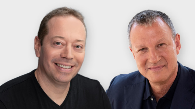 אראל מרגלית ואודי זיו (צילום: שחר עזרן,david garb)