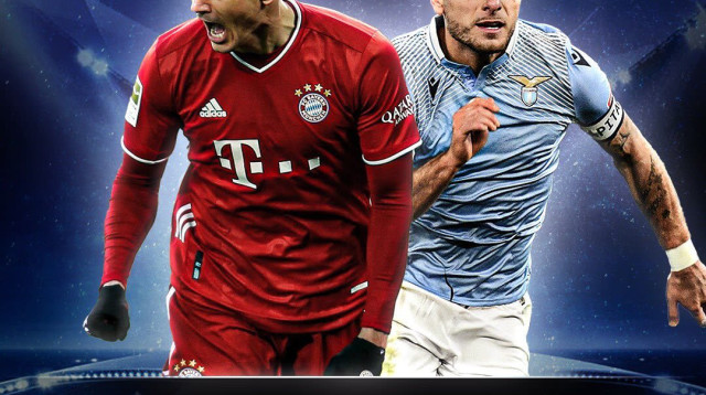 לאציו נגד באיירן מינכן (צילום: ספורט1)