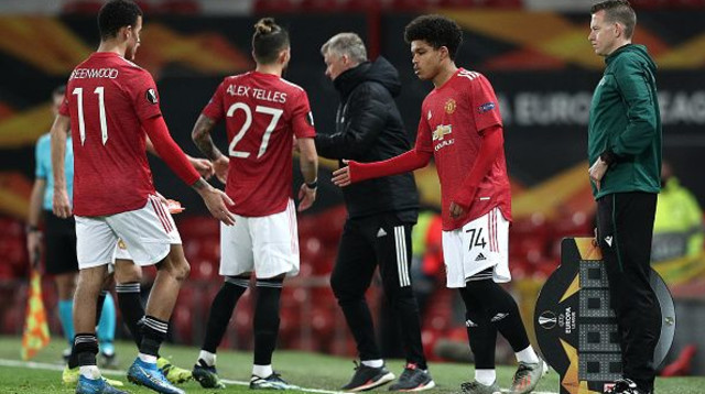 שחקני מנצ’סטר יונייטד (צילום: Jan Kruger - UEFA/UEFA via Getty Images)