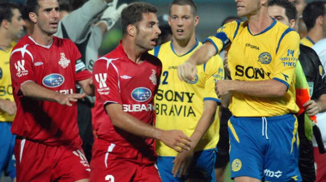 טל חן, יגאל אנטבי, עומר פרץ, אבי נמני (צילום: ברני ארדוב, וואלה! ספורט)