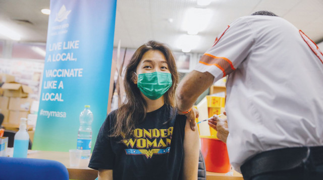 חיסון צעירה מארגון "מסע" (צילום: ארגון "מסע")