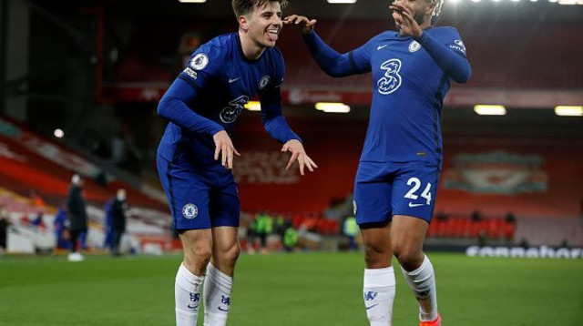 מייסון מאונט, ריס ג’יימס (צילום: Phil Noble - Pool/Getty Images)