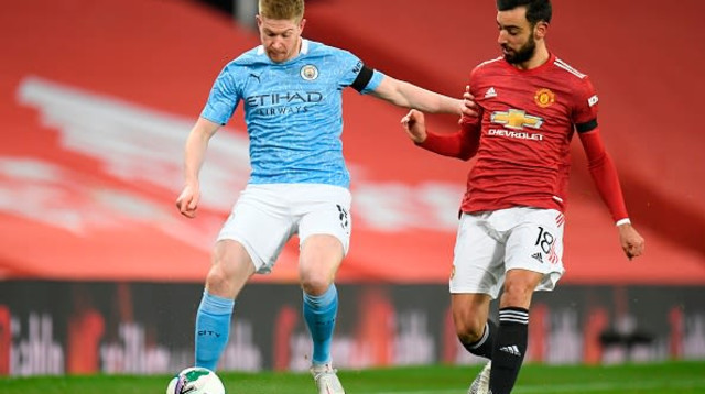 ברונו פרננדס, קווין דה בריינה (צילום: PETER POWELL/POOL/AFP via Getty Images)